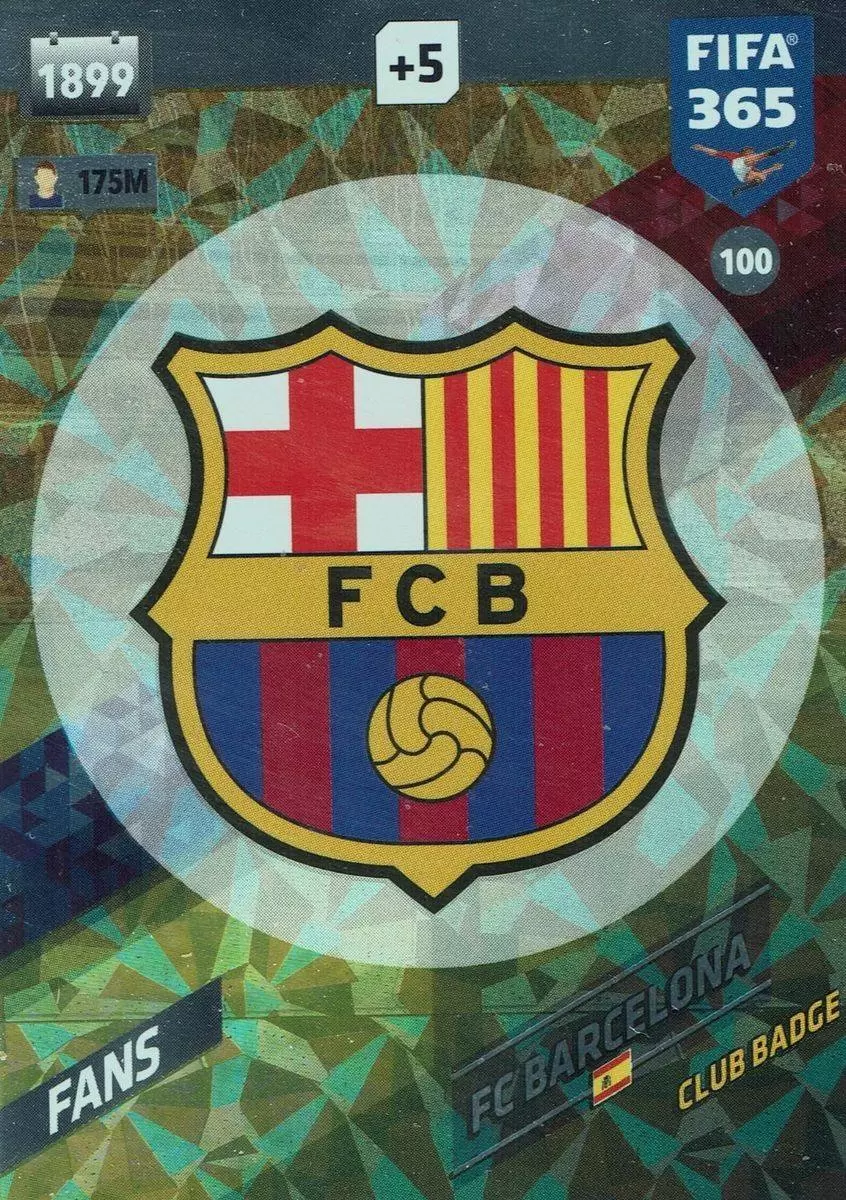 FIFA 365 : 2018 Adrenalyn XL - Club Badge - FC Barcelona