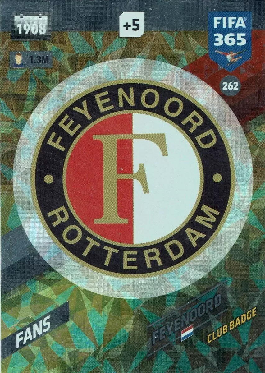 FIFA 365 : 2018 Adrenalyn XL - Club Badge - Feyenoord