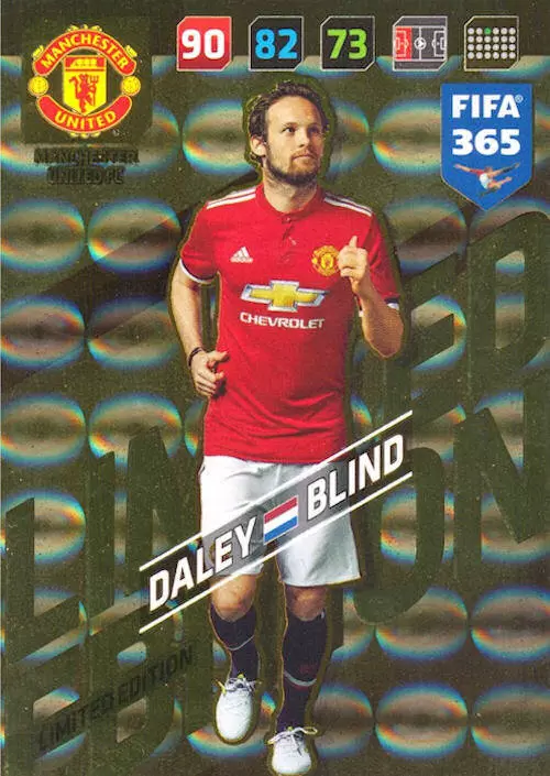FIFA 365 : 2018 Adrenalyn XL - Daley Blind - Manchester United