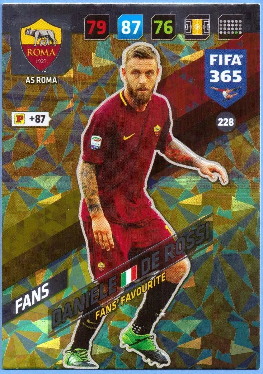 FIFA 365 : 2018 Adrenalyn XL - Daniele De Rossi - AS Roma