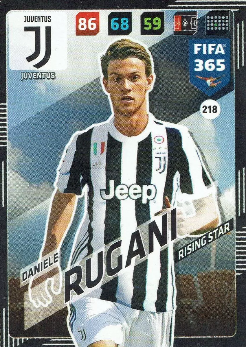 FIFA 365 : 2018 Adrenalyn XL - Daniele Rugani - Juventus