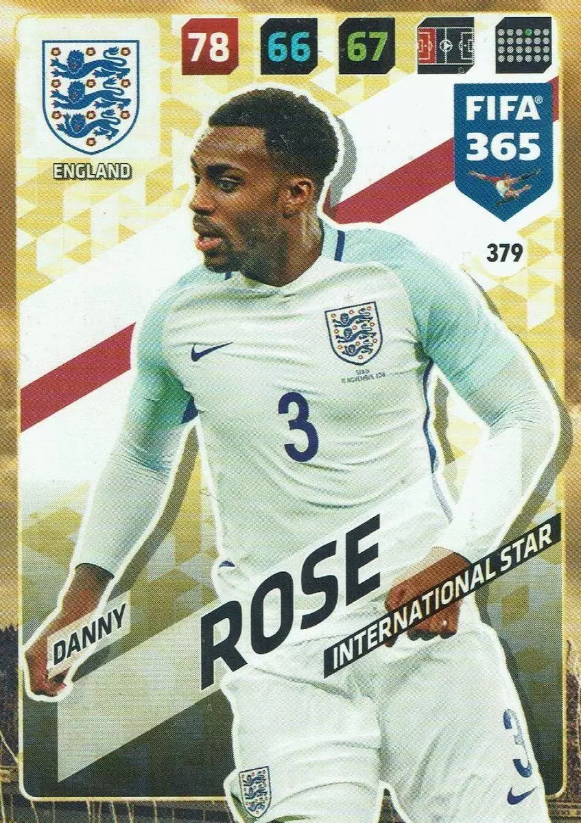 FIFA 365 : 2018 Adrenalyn XL - Danny Rose - England