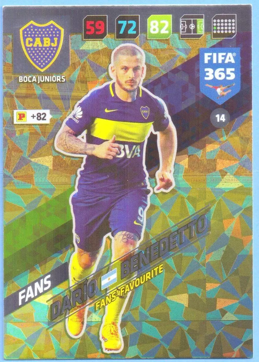 FIFA 365 : 2018 Adrenalyn XL - Darío Benedetto - Boca Juniors
