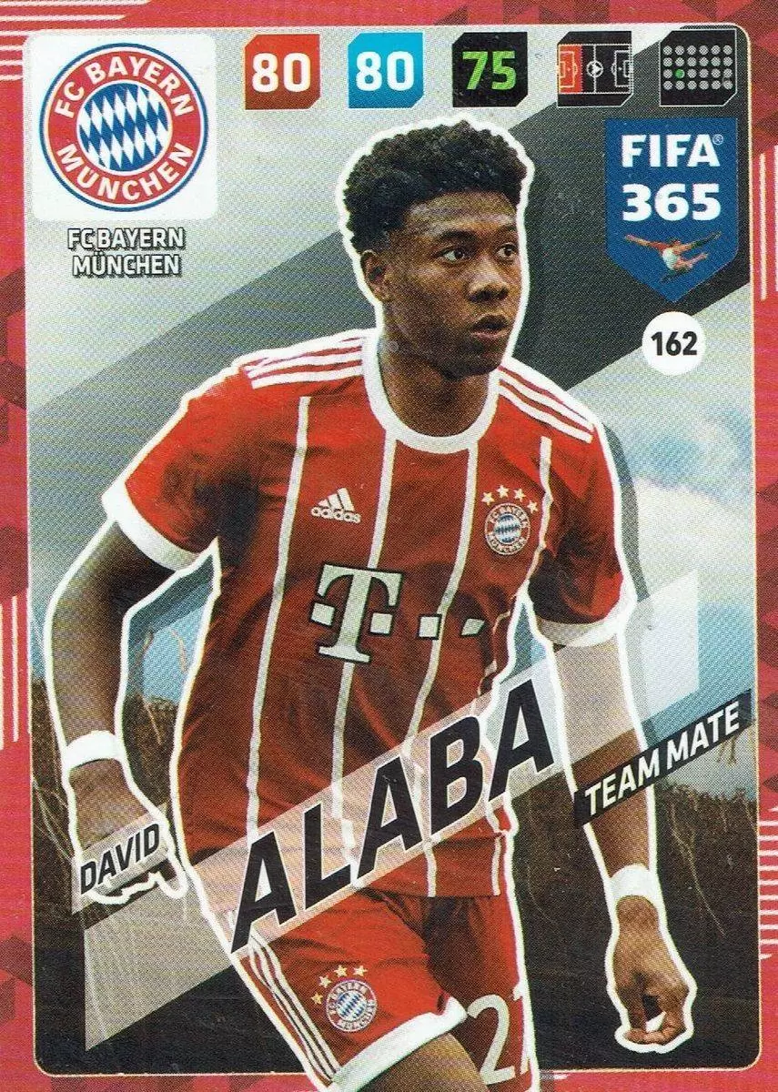 FIFA 365 : 2018 Adrenalyn XL - David Alaba - FC Bayern München