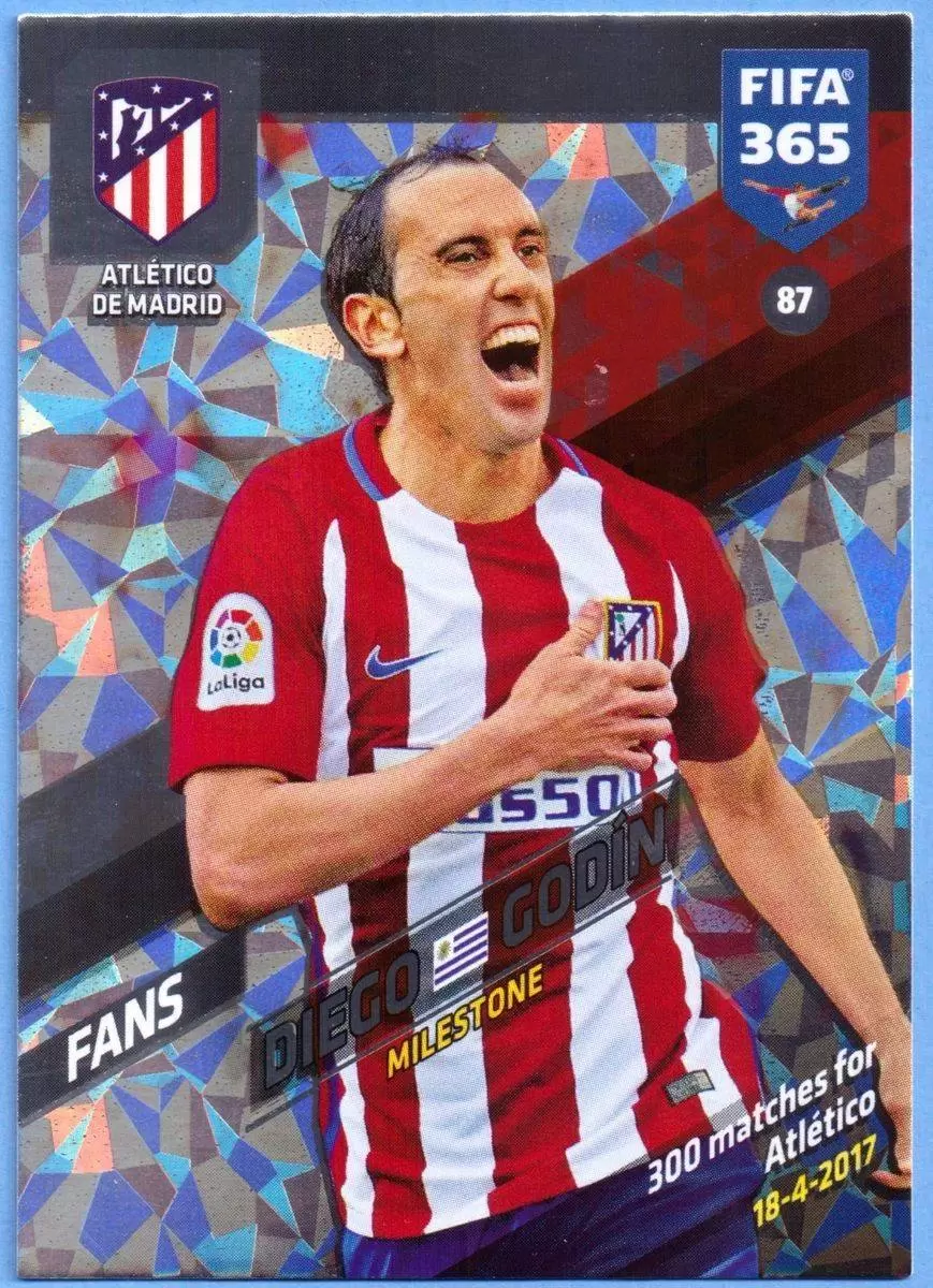 FIFA 365 : 2018 Adrenalyn XL - Diego Godin - Atlético de Madrid