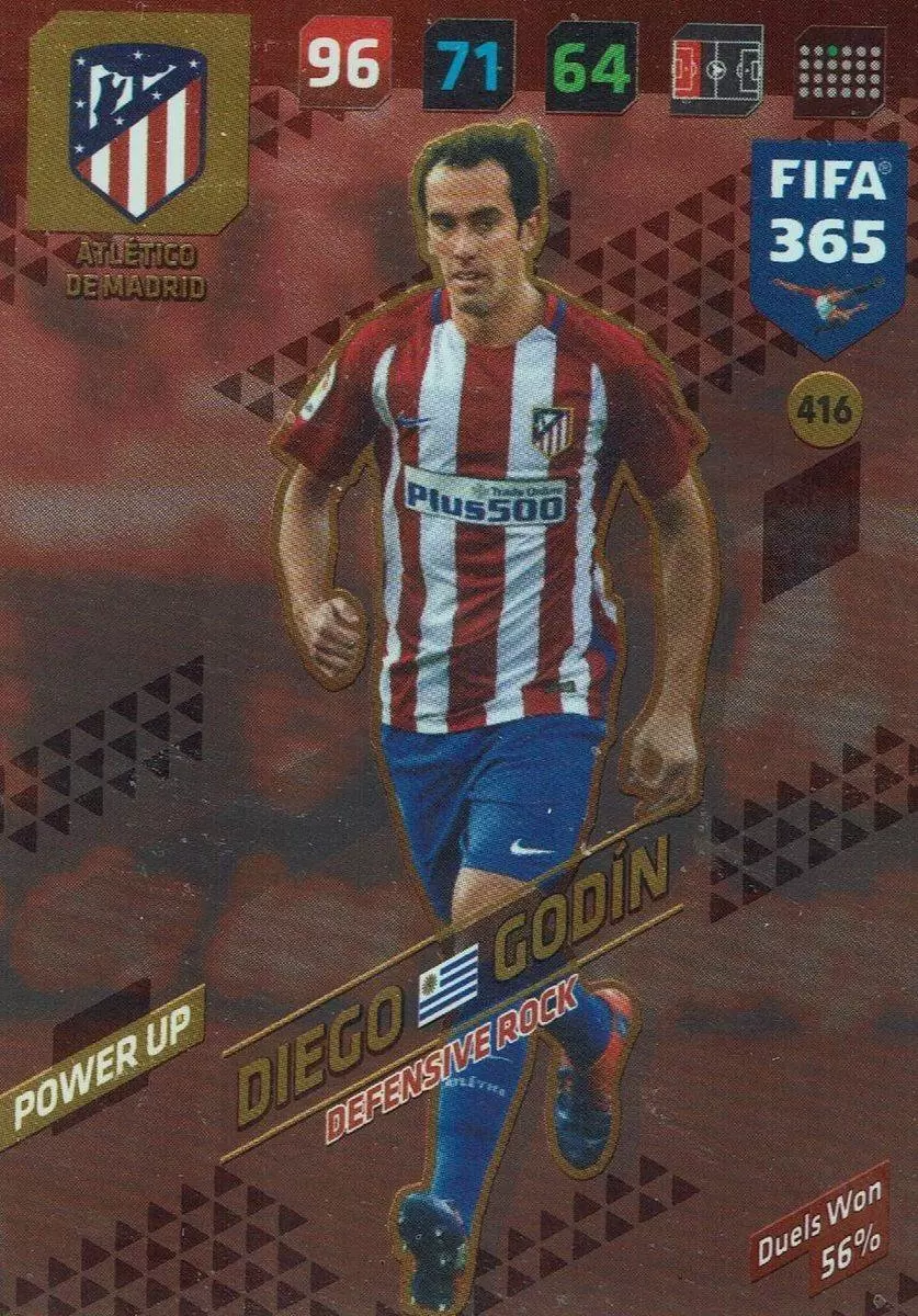 FIFA 365 : 2018 Adrenalyn XL - Diego Godin - Atlético de Madrid