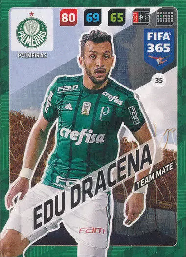 FIFA 365 : 2018 Adrenalyn XL - Edu Dracena - Palmeiras