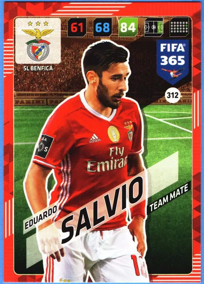 FIFA 365 : 2018 Adrenalyn XL - Eduardo Salvio - SL Benfica