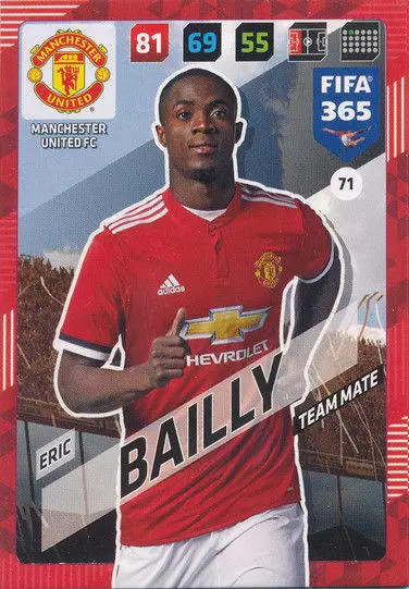 FIFA 365 : 2018 Adrenalyn XL - Eric Bailly - Manchester United