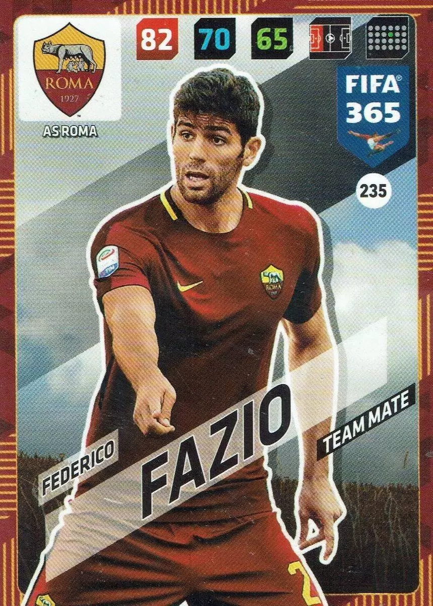 FIFA 365 : 2018 Adrenalyn XL - Federico Fazio - AS Roma