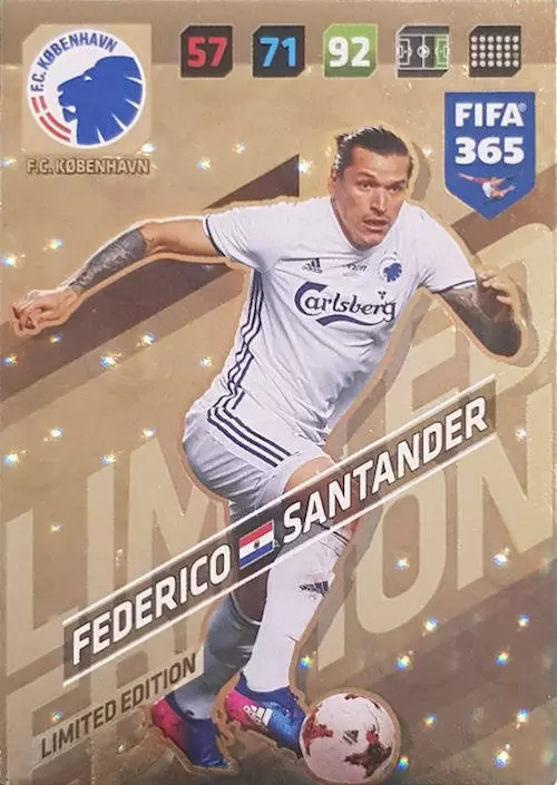 FIFA 365 : 2018 Adrenalyn XL - Federico Santander - FC København