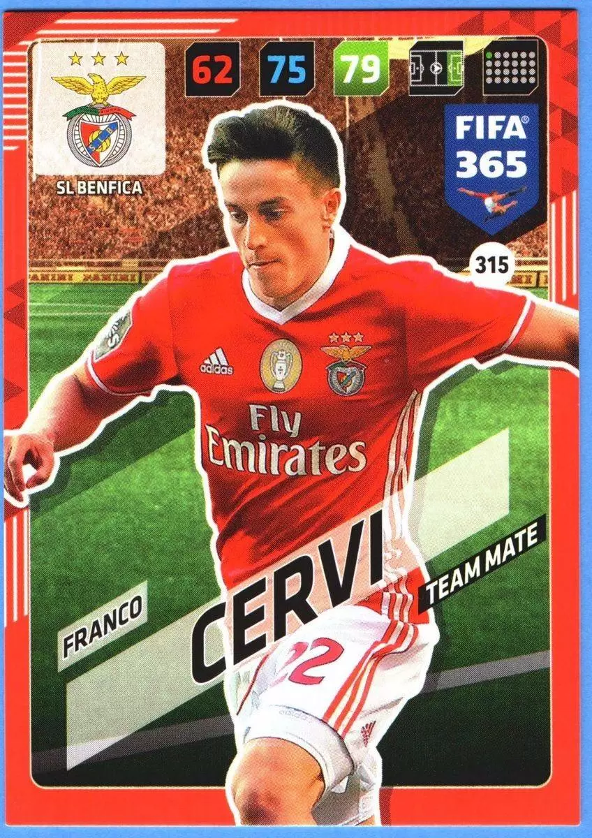 FIFA 365 : 2018 Adrenalyn XL - Franco Cervi - SL Benfica