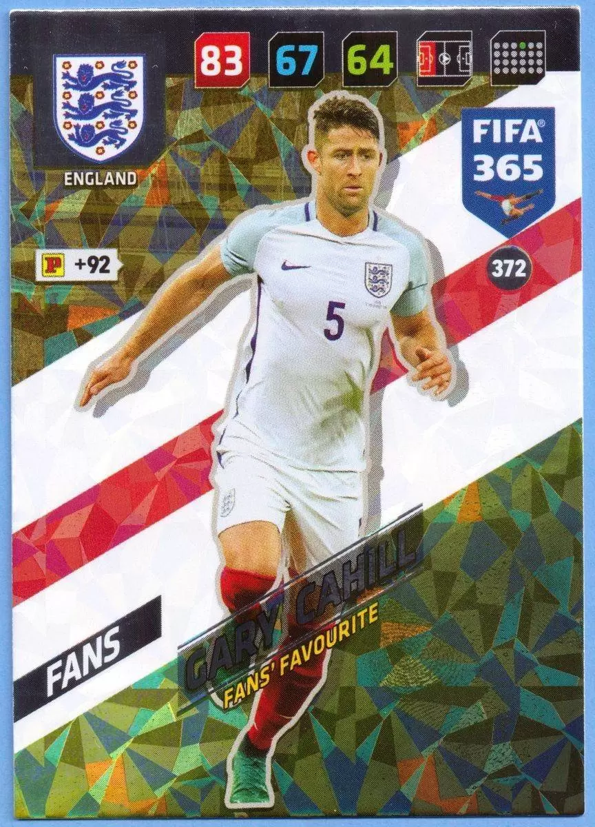 FIFA 365 : 2018 Adrenalyn XL - Gary Cahill - England