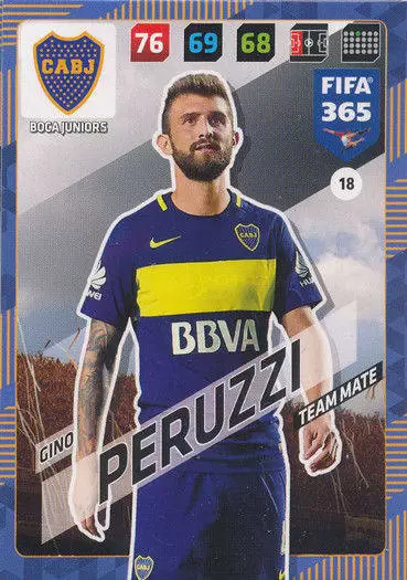 FIFA 365 : 2018 Adrenalyn XL - Gino Peruzzi - Boca Juniors