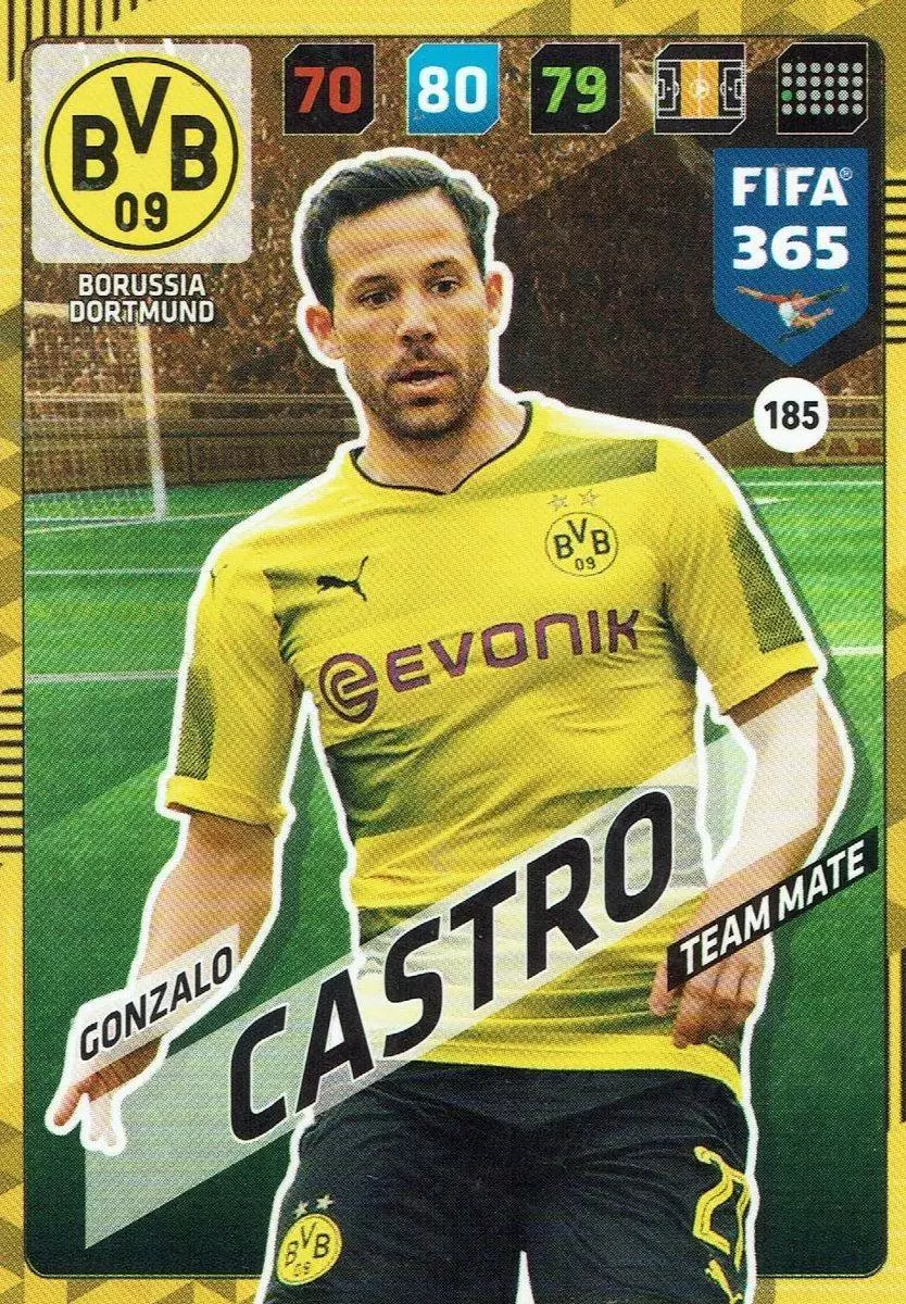FIFA 365 : 2018 Adrenalyn XL - Gonzalo Castro - Borussia Dortmund