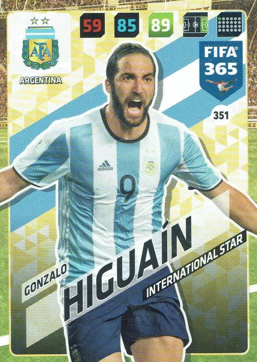 FIFA 365 : 2018 Adrenalyn XL - Gonzalo Higuaín - Argentina