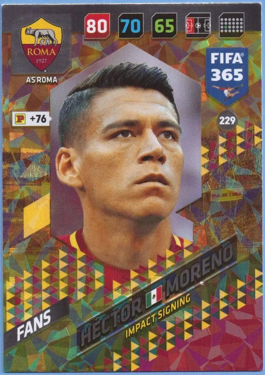 FIFA 365 : 2018 Adrenalyn XL - Héctor Moreno - AS Roma