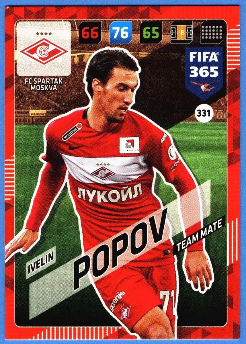 FIFA 365 : 2018 Adrenalyn XL - Ivelin Popov - FC Spartak Moskva