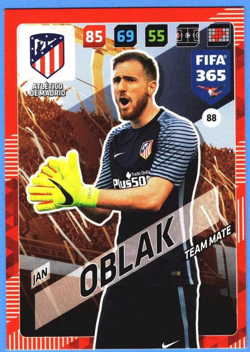 FIFA 365 : 2018 Adrenalyn XL - Jan Oblak - Atlético de Madrid
