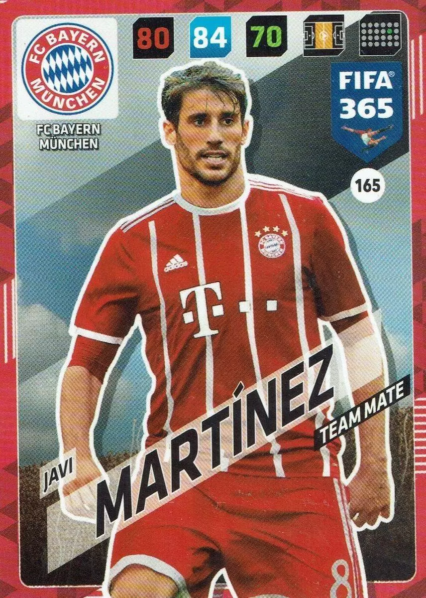 FIFA 365 : 2018 Adrenalyn XL - Javi Martínez - FC Bayern München