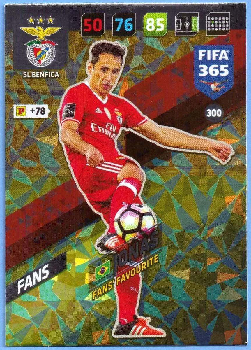 FIFA 365 : 2018 Adrenalyn XL - Jonas - SL Benfica
