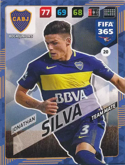FIFA 365 : 2018 Adrenalyn XL - Jonathan Silva - Boca Juniors