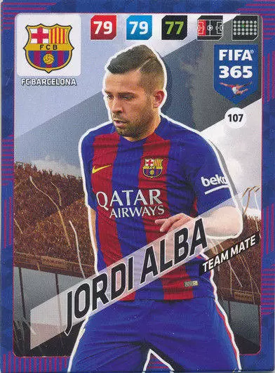 FIFA 365 : 2018 Adrenalyn XL - Jordi Alba - FC Barcelona