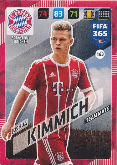 FIFA 365 : 2018 Adrenalyn XL - Joshua Kimmich - FC Bayern München