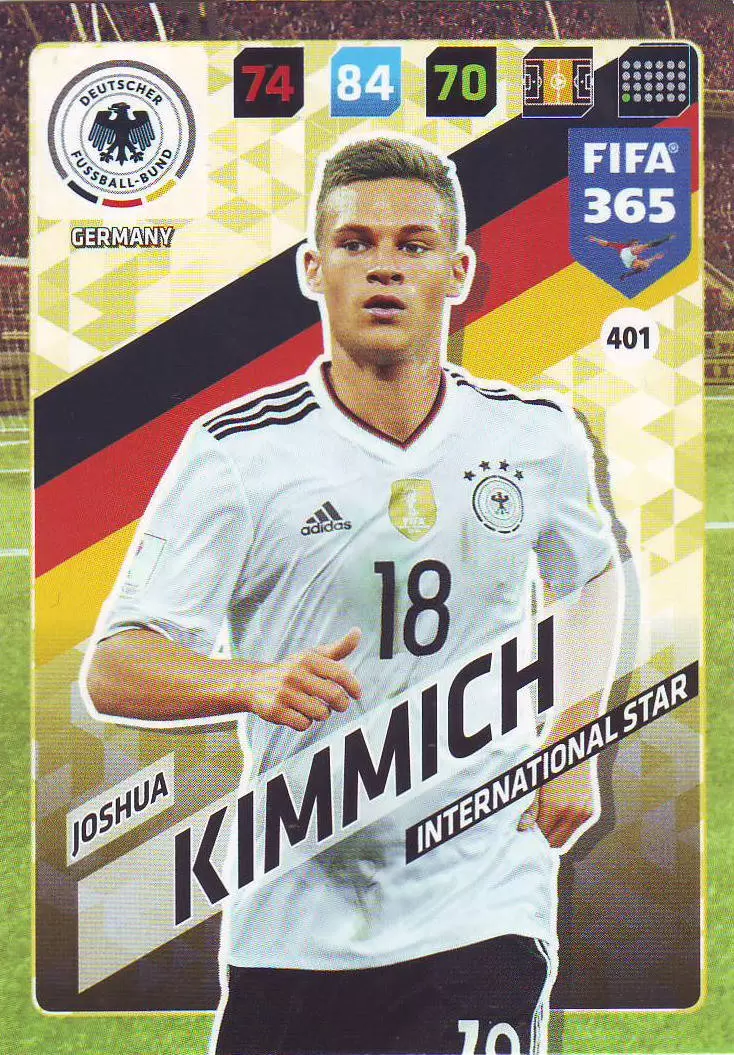 FIFA 365 : 2018 Adrenalyn XL - Joshua Kimmich - Germany