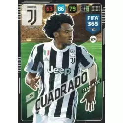 Champions League 17/18 Juan Cuadrado Juventus Sticker 208 