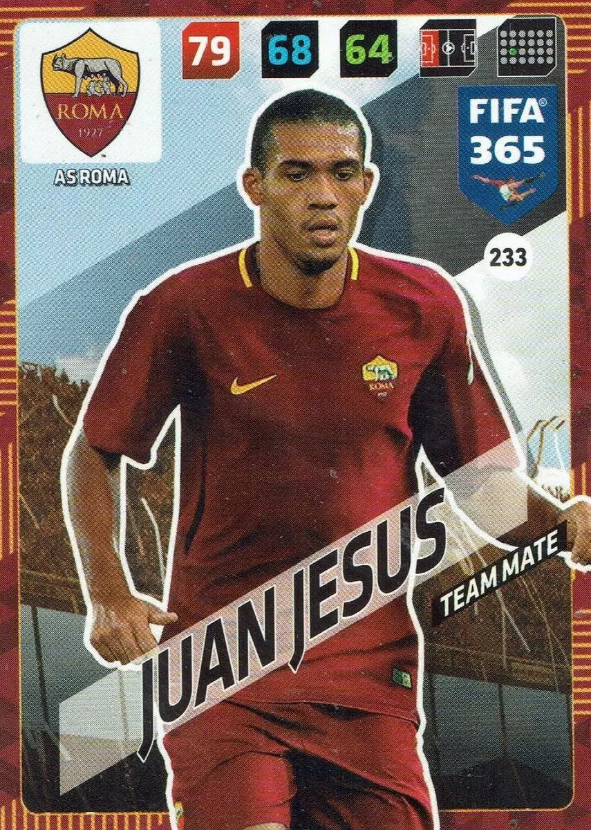 FIFA 365 : 2018 Adrenalyn XL - Juan Jesus - AS Roma
