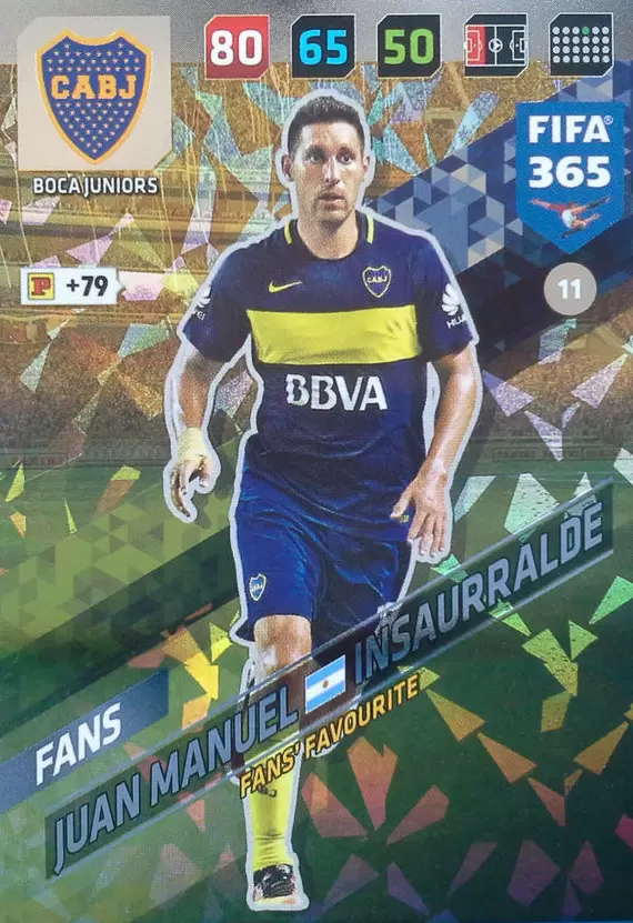 FIFA 365 : 2018 Adrenalyn XL - Juan Manuel Insaurralde - Boca Juniors