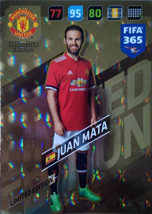 FIFA 365 : 2018 Adrenalyn XL - Juan Mata - Manchester United