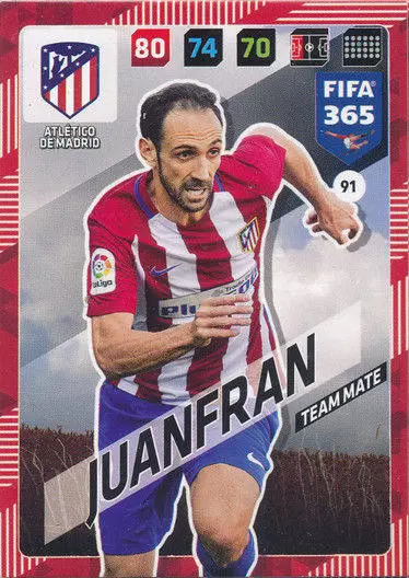 FIFA 365 : 2018 Adrenalyn XL - Juanfran - Atlético de Madrid