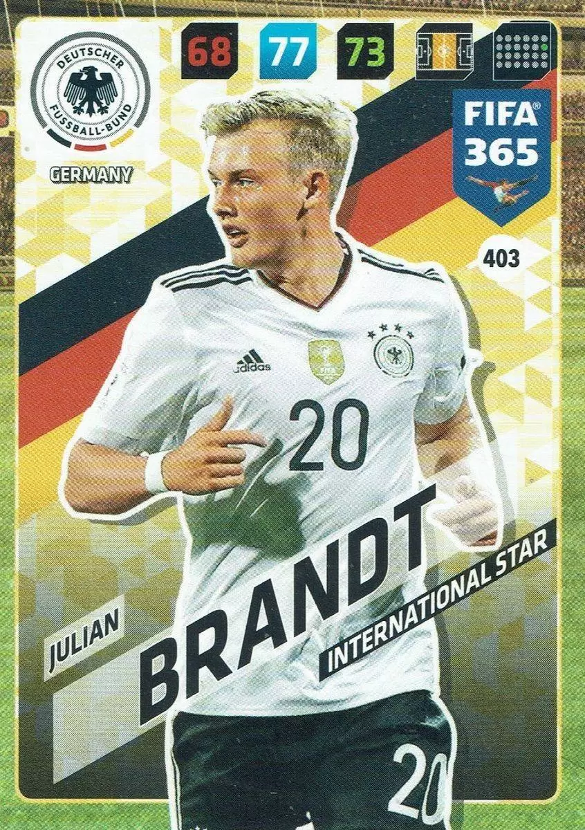 FIFA 365 : 2018 Adrenalyn XL - Julian Brandt - Germany