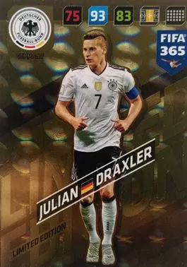FIFA 365 : 2018 Adrenalyn XL - Julian Draxler - Deutschland