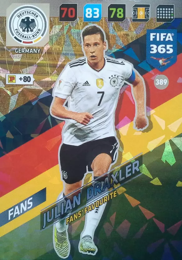 FIFA 365 : 2018 Adrenalyn XL - Julian Draxler - Germany