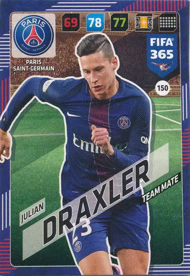 FIFA 365 : 2018 Adrenalyn XL - Julian Draxler - Paris Saint-Germain