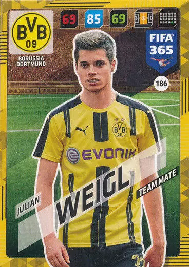 FIFA 365 : 2018 Adrenalyn XL - Julian Weigl - Borussia Dortmund