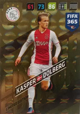 FIFA 365 : 2018 Adrenalyn XL - Kapser Dolberg - AFC Ajax