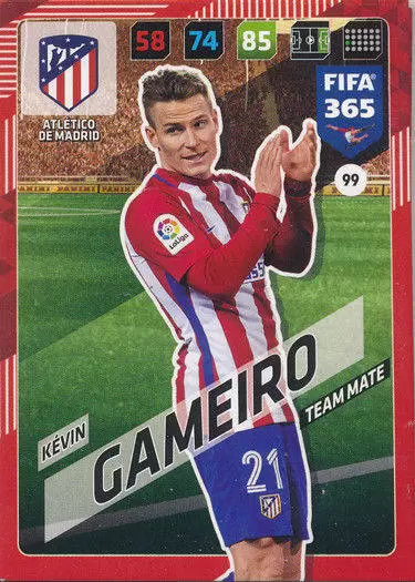 FIFA 365 : 2018 Adrenalyn XL - Kévin Gameiro - Atlético de Madrid