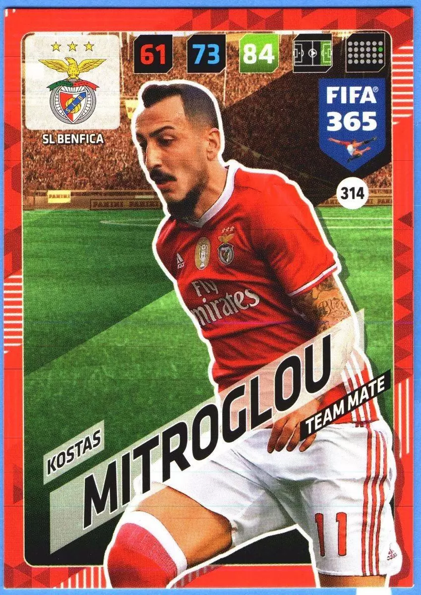 FIFA 365 : 2018 Adrenalyn XL - Kostas Mitroglou - SL Benfica
