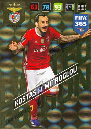 FIFA 365 : 2018 Adrenalyn XL - Kostas Mitroglou - SL Benfica