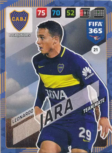 FIFA 365 : 2018 Adrenalyn XL - Leonardo Jara - Boca Juniors