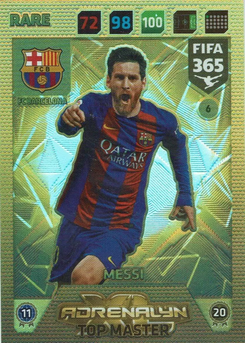 FIFA 365 : 2018 Adrenalyn XL - Lionel Messi - FC Barcelona