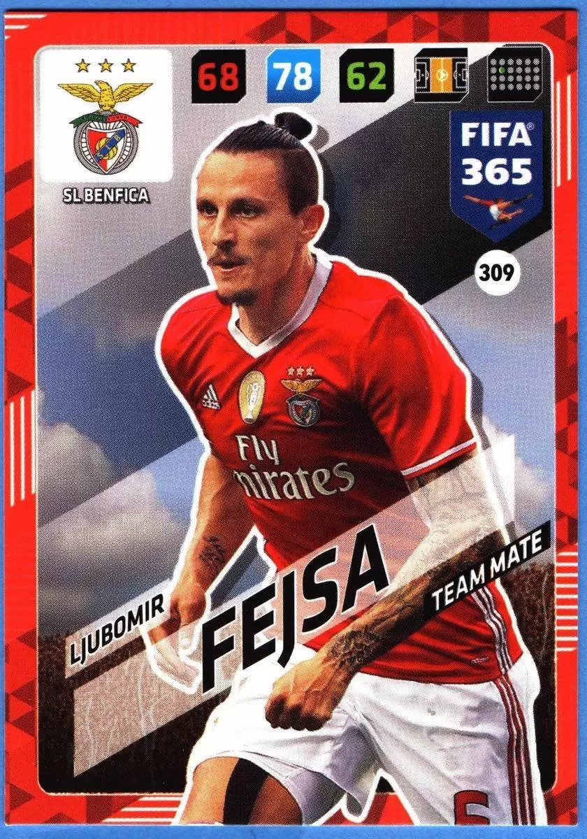 FIFA 365 : 2018 Adrenalyn XL - Ljubomir Fejsa - SL Benfica