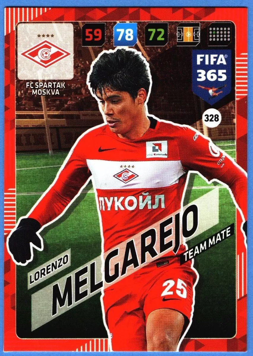 FIFA 365 : 2018 Adrenalyn XL - Lorenzo Melgarejo - FC Spartak Moskva