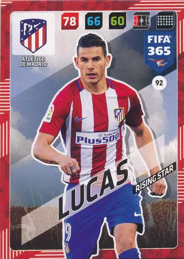 FIFA 365 : 2018 Adrenalyn XL - Lucas - Atlético de Madrid