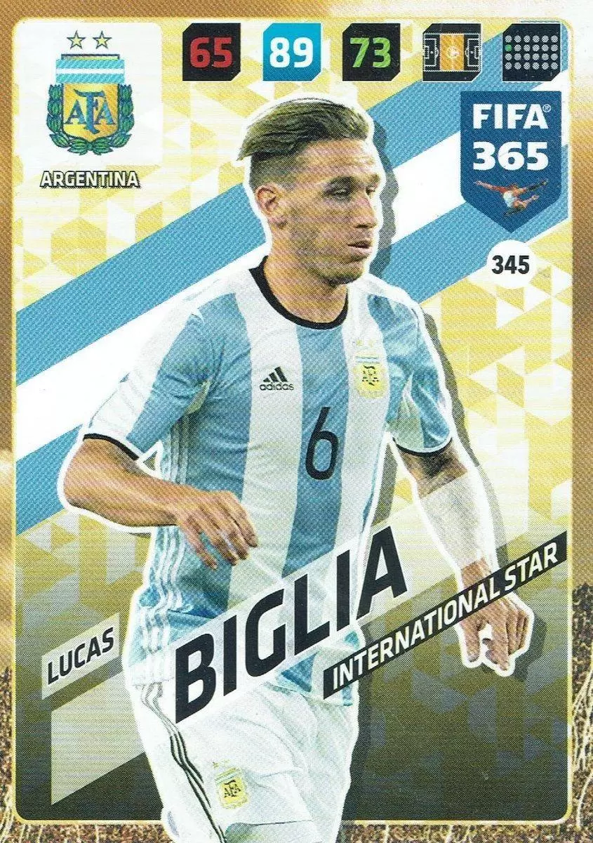 FIFA 365 : 2018 Adrenalyn XL - Lucas Biglia - Argentina