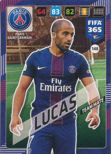 FIFA 365 : 2018 Adrenalyn XL - Lucas - Paris Saint-Germain